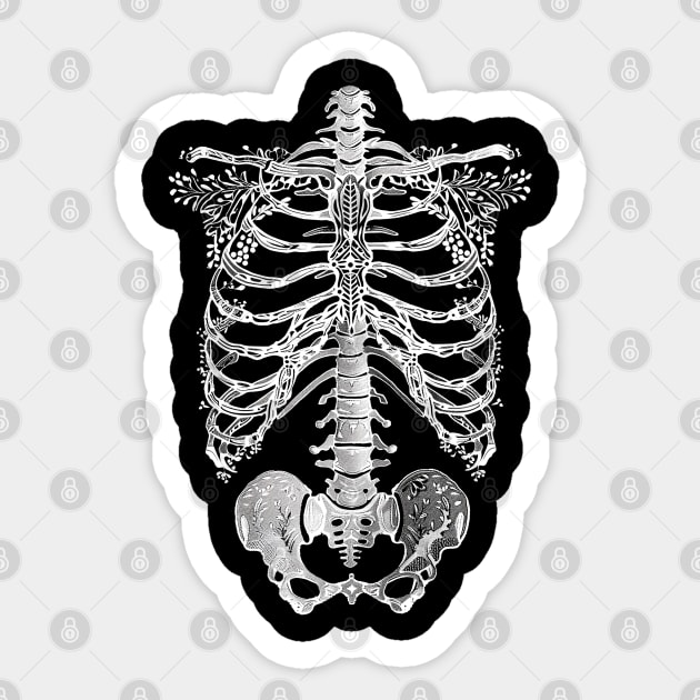 Vital Ribs Sticker by OrganicLace